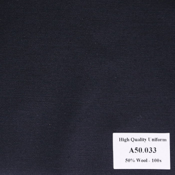 Vải May Đồng Phục Áo Vest Công Sở Màu Xanh Đen A50.033